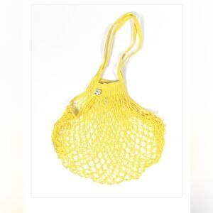 Filt Cotton Shopper, Medium Yellow Gold Tote Bag made in France
